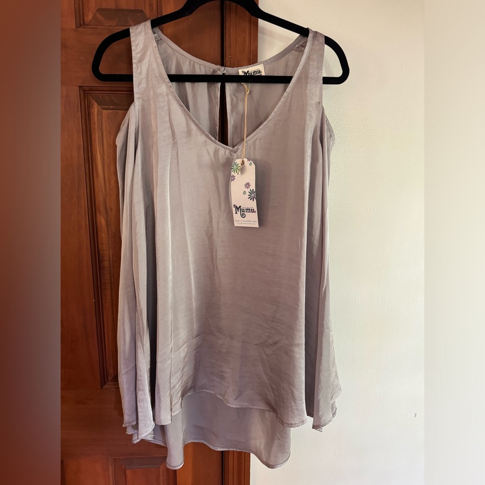 Show me your mumu silk blouse